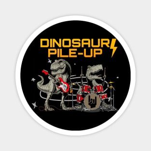 Dinosaur Pile-Up Magnet